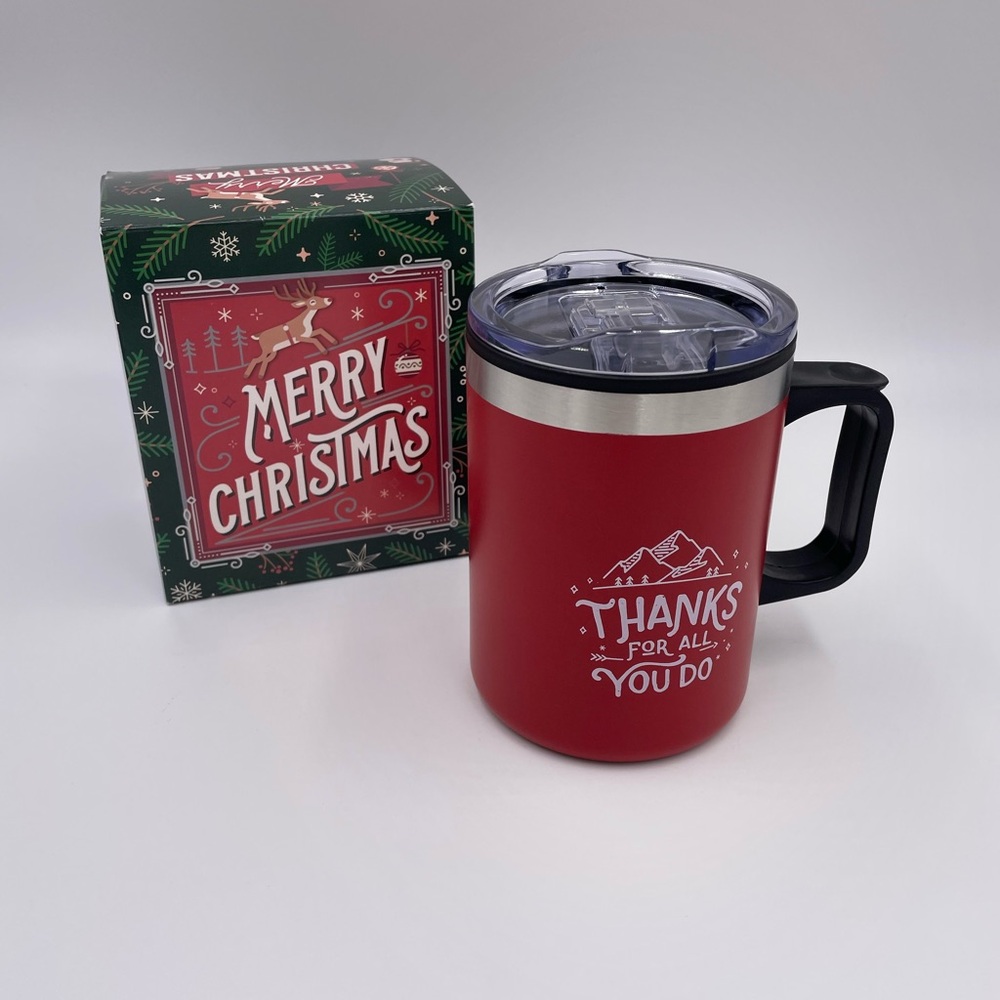 New! Christmas Red Holiday Cup